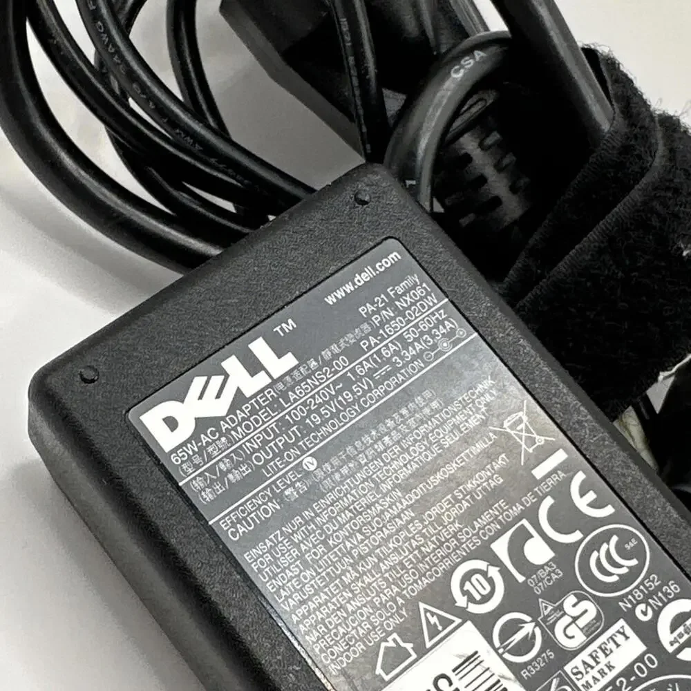 GENUINE Dell 1440 1525 1545 AC Power Adapter PA-21 Family LA65NS2-00 NX061 65W